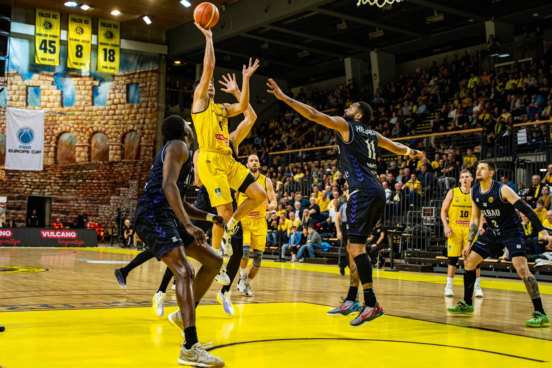 Falco KC – Bilbao Basket — sport fotózás, Maczkó Fotó